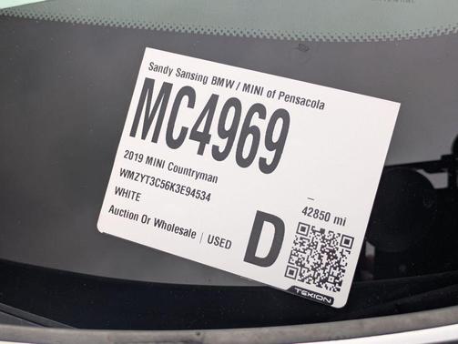 Light White 2019 MINI Countryman Cooper S