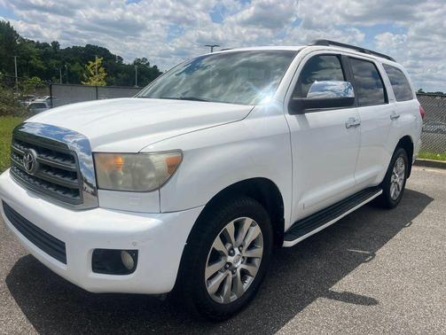 Super White 2010 Toyota Sequoia Limited