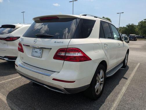 Polar White 2014 Mercedes-Benz M-Class 4MATIC