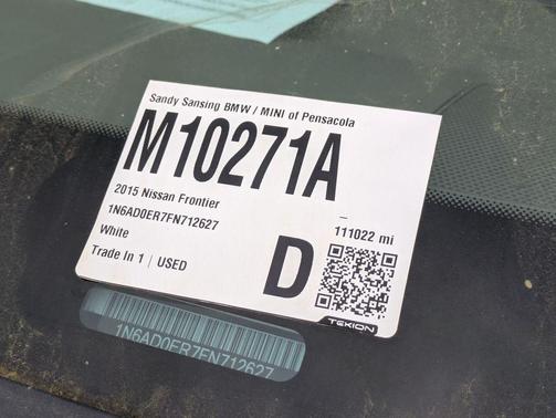 2015 Nissan Frontier SV