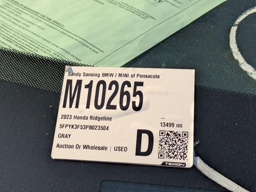 2023 Honda Ridgeline RTL