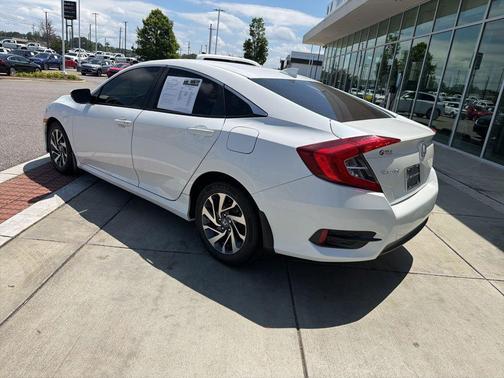 White 2017 Honda Civic EX