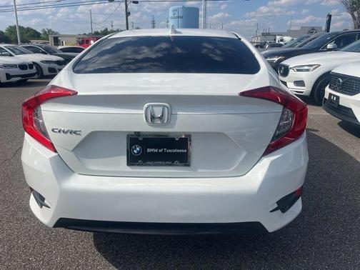 White 2017 Honda Civic EX