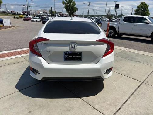 White 2017 Honda Civic EX