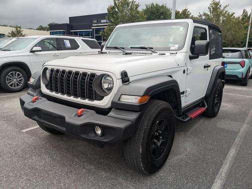 Bright White Clearcoat 2024 Jeep Wrangler Sport