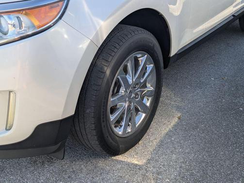 White Platinum Clearcoat Metallic 2012 Ford Edge Limited