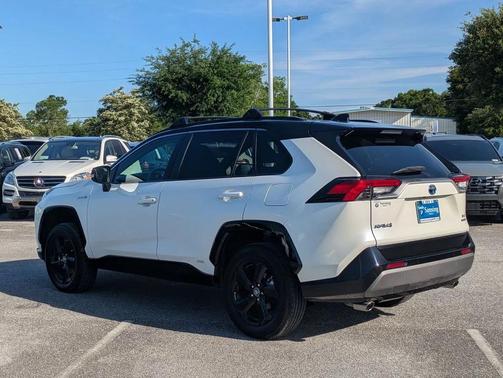 Midnight Black Metallic 2021 Toyota RAV4 Hybrid SE