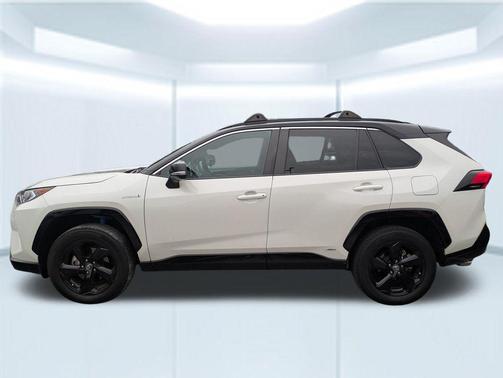 Midnight Black Metallic 2021 Toyota RAV4 Hybrid SE