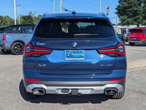 Phytonic Blue Metallic 2024 BMW X3 xDrive30i