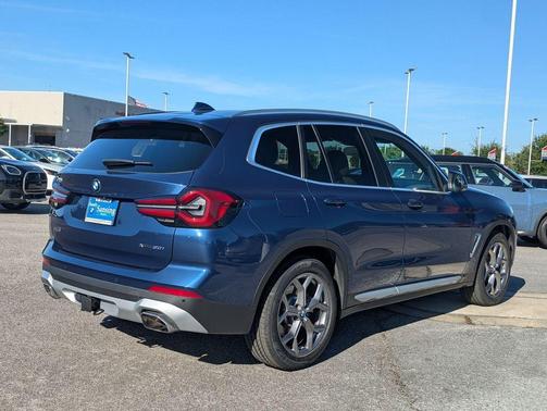 Phytonic Blue Metallic 2024 BMW X3 xDrive30i