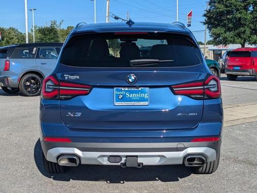 Phytonic Blue Metallic 2024 BMW X3 xDrive30i