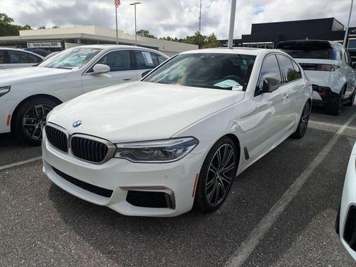 Alpine White 2018 BMW M550 i Xdrive