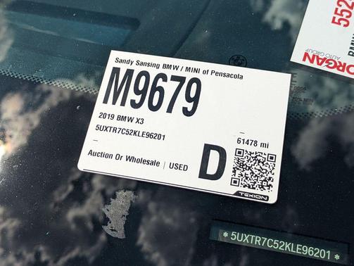 2019 BMW X3 sDrive30i