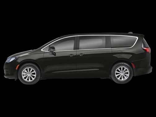 Brilliant Black Crystal Pearlcoat 2021 Chrysler Voyager LXI