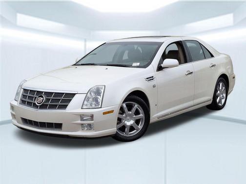 White Diamond Tricoat 2008 Cadillac STS V8