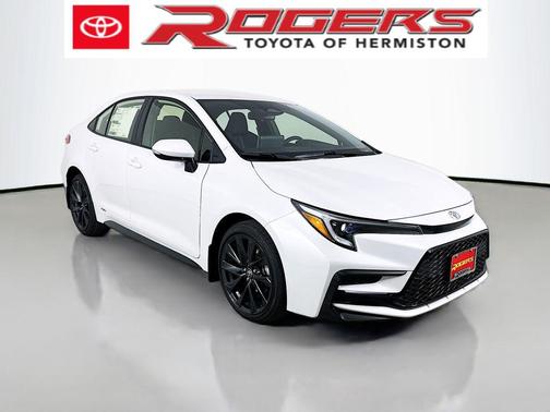 Wind Chill Pearl 2026 Toyota Corolla Hybrid SE