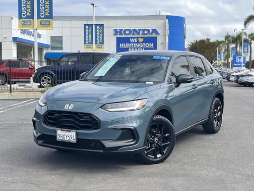 Pearl Gray 2024 Honda HR-V Sport