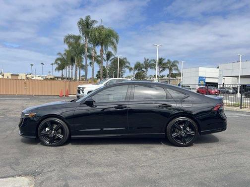 Black 2025 Honda Accord Hybrid Sport-L
