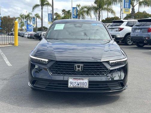 Black 2025 Honda Accord Hybrid Sport-L