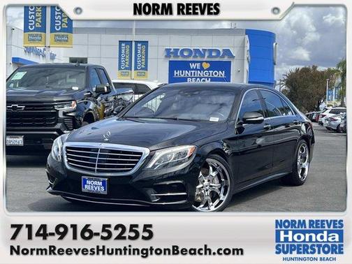 Black 2016 Mercedes-Benz S-Class S 550