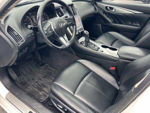 Majestic White 2021 INFINITI Q50 3.0t LUXE