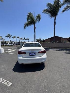 Majestic White 2021 INFINITI Q50 3.0t LUXE