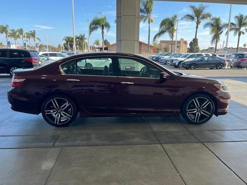 Maroon 2017 Honda Accord Sport