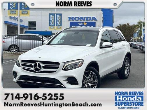 White 2019 Mercedes-Benz GLC 300 Base 4MATIC