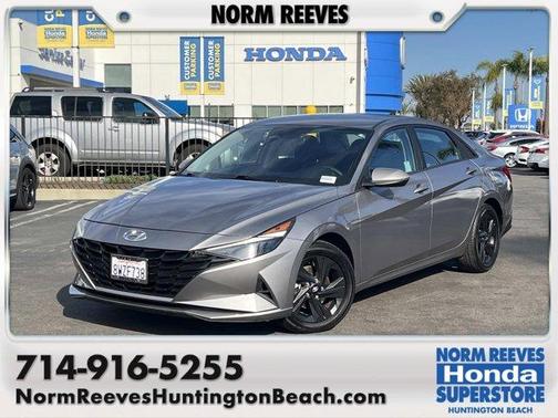 2021 Hyundai ELANTRA HEV Blue
