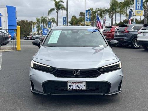 Silver 2025 Honda Civic Sport