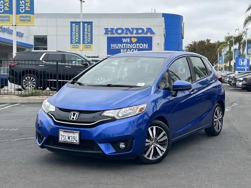 Blue 2016 Honda Fit EX
