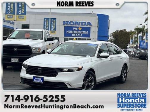 White 2024 Honda Accord EX