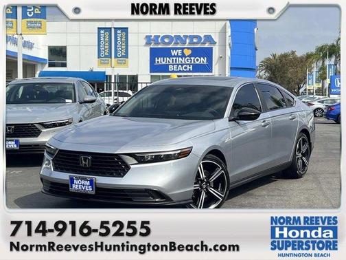 Silver 2023 Honda Accord Hybrid Sport