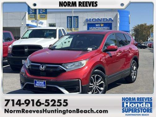 Red 2021 Honda CR-V EX