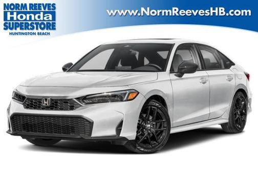 Platinum White Pearl 2026 Honda Civic Hybrid Sport