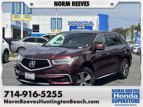 Dark Cherry Pearl 2017 Acura MDX 3.5L