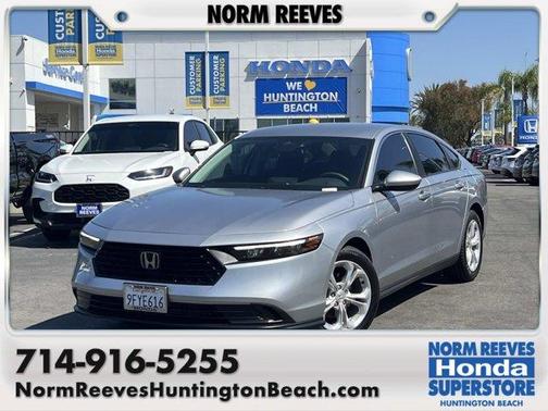 Silver 2023 Honda Accord LX