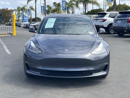 Gray 2022 Tesla Model 3 Performance