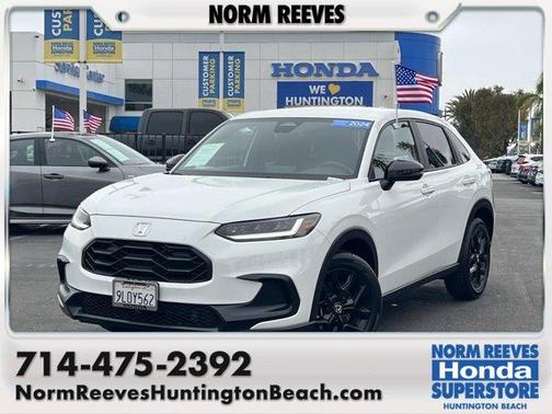 Platinum White 2024 Honda HR-V Sport