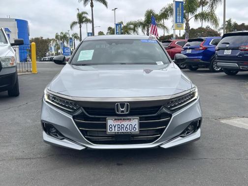 Silver 2021 Honda Accord Sport 1.5T