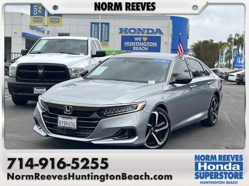 Silver 2021 Honda Accord Sport 1.5T