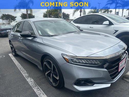 Silver 2021 Honda Accord Sport 1.5T