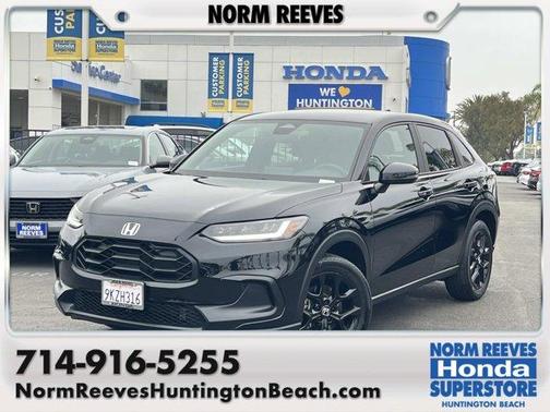 Crystal Black Pearl 2024 Honda HR-V Sport