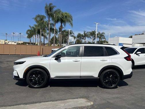 White 2025 Honda CR-V Hybrid Sport Touring