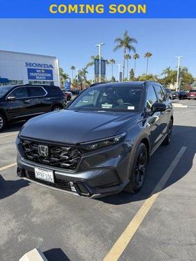 Gray 2025 Honda CR-V Hybrid Sport-L