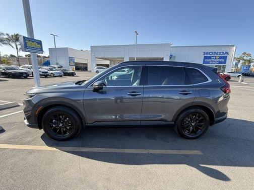 Gray 2025 Honda CR-V Hybrid Sport-L