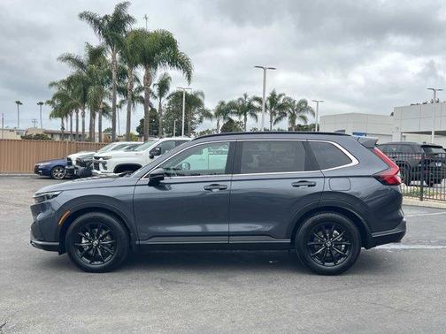 Gray 2025 Honda CR-V Hybrid Sport-L