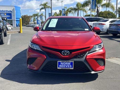 Red 2020 Toyota Camry SE
