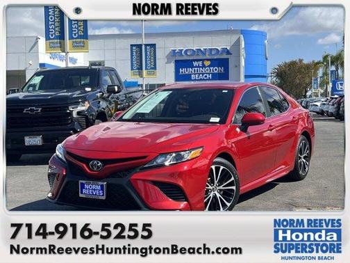Red 2020 Toyota Camry SE