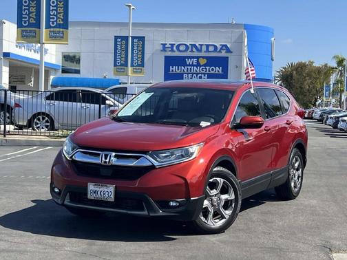 Red 2019 Honda CR-V EX-L